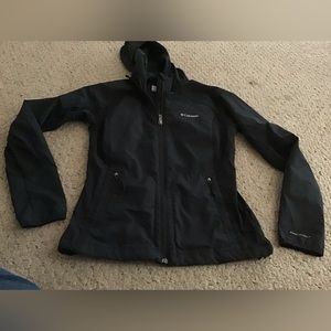 COLUMBIA WOMENS SZ XS BLUE OMNI SHIELD JACKET COAT EUC